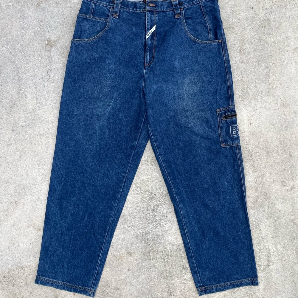 Vintage BOFF Workwear Denim Jeans 40x48.5 Made in Taiwan Surf Style Carpenter